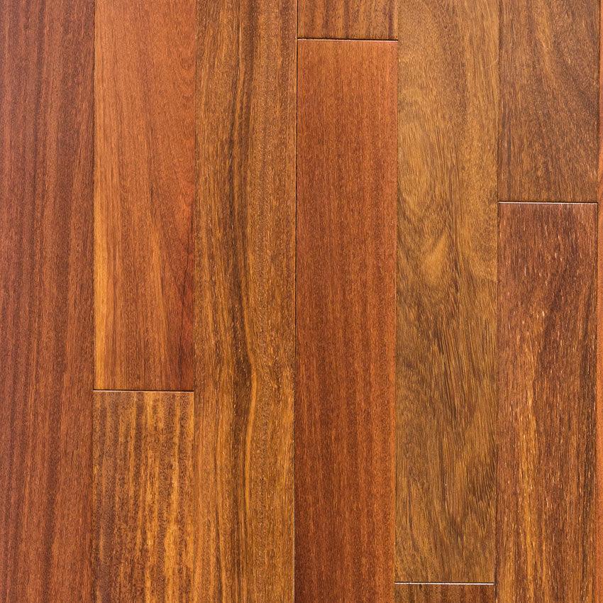 3 5/8" Cumaru Solid Hardwood Flooring - Natural. Front view.