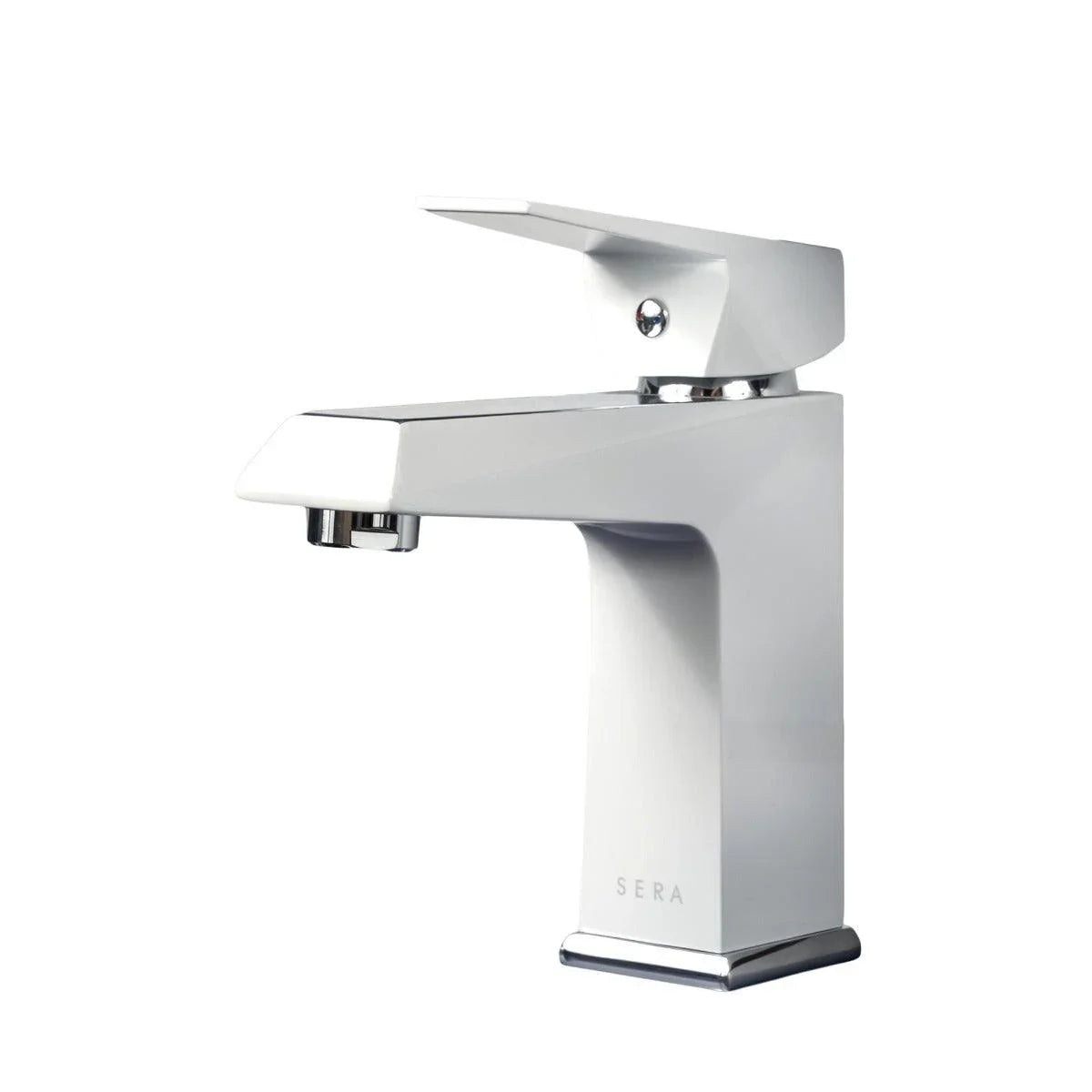 Faucet Prismatic - White and Chrome - Golden Elite Deco