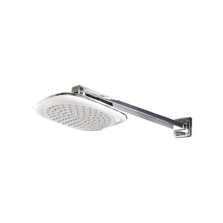 Bathroom Shower Set - Perron - White & Chrome - 3 Function - Golden Elite Deco