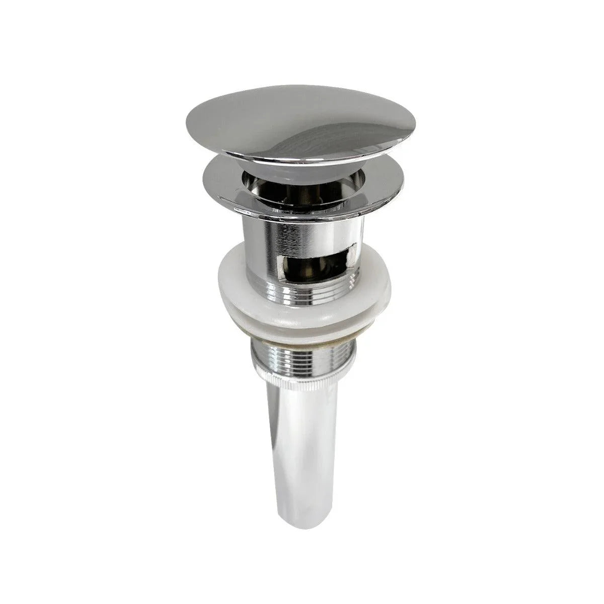 Pop-up Drain with Overflow - Chrome - Golden Elite Deco