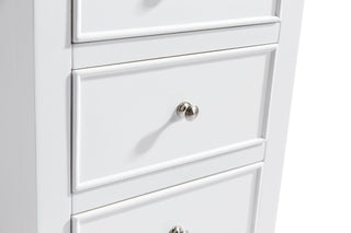 Bathroom Side Cabinet - White Madrid - Golden Elite Deco