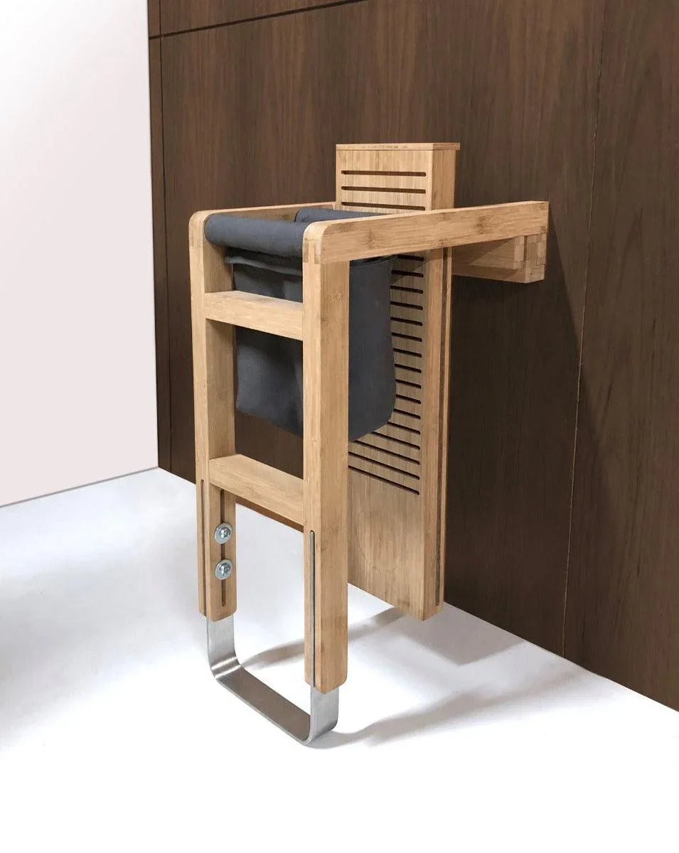 Restuby Bamboo Bathtub Stand - Golden Elite Deco