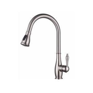 Retro Elite Kitchen Faucet - Brushed Nickel - Golden Elite Deco