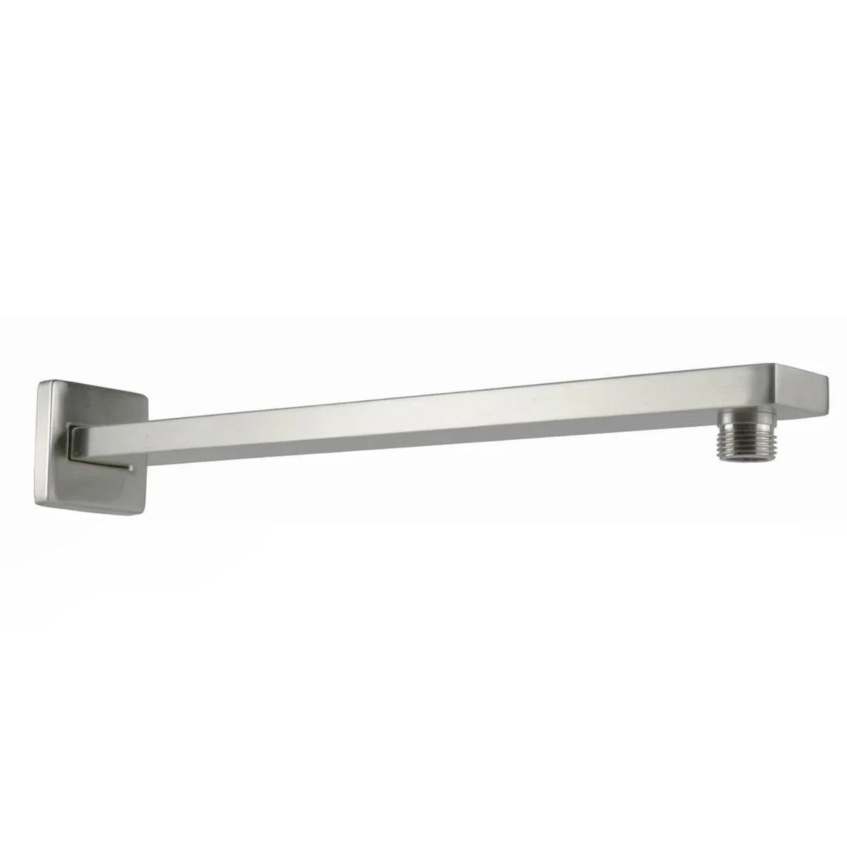 Shower Arm Brushed Nickel - Square - Golden Elite Deco