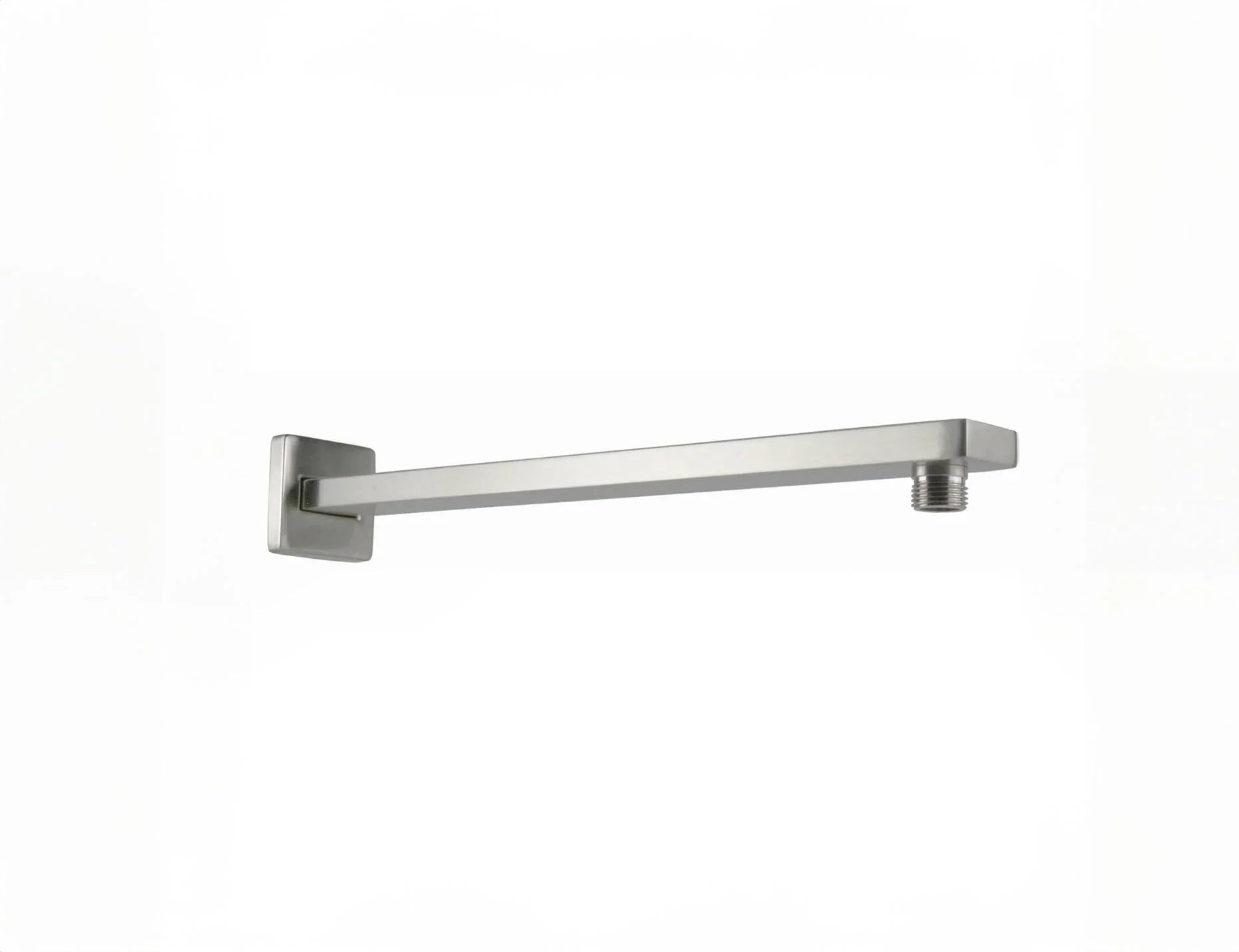 Shower Arm Brushed Nickel - Square - Golden Elite Deco