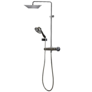 Bathroom Shower Set - Malta - Chrome - 2 Function - Golden Elite Deco