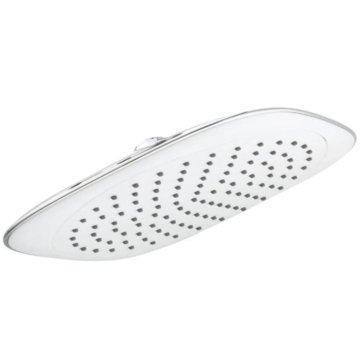 Showerhead White and Chrome - Square - Golden Elite Deco