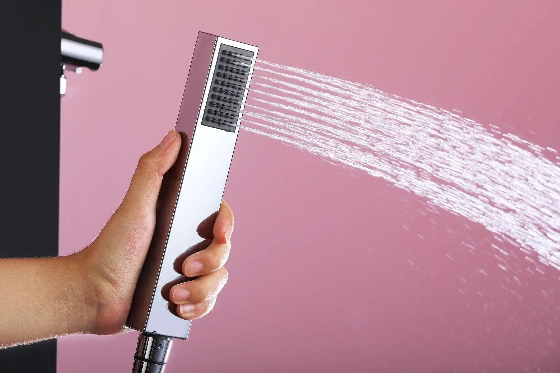 Bathroom Shower Panel - Amazon - Matte Black - Thermostatic - Golden Elite Deco