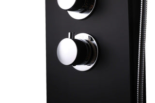 Bathroom Shower Panel - Amazon - Matte Black - Thermostatic - Golden Elite Deco