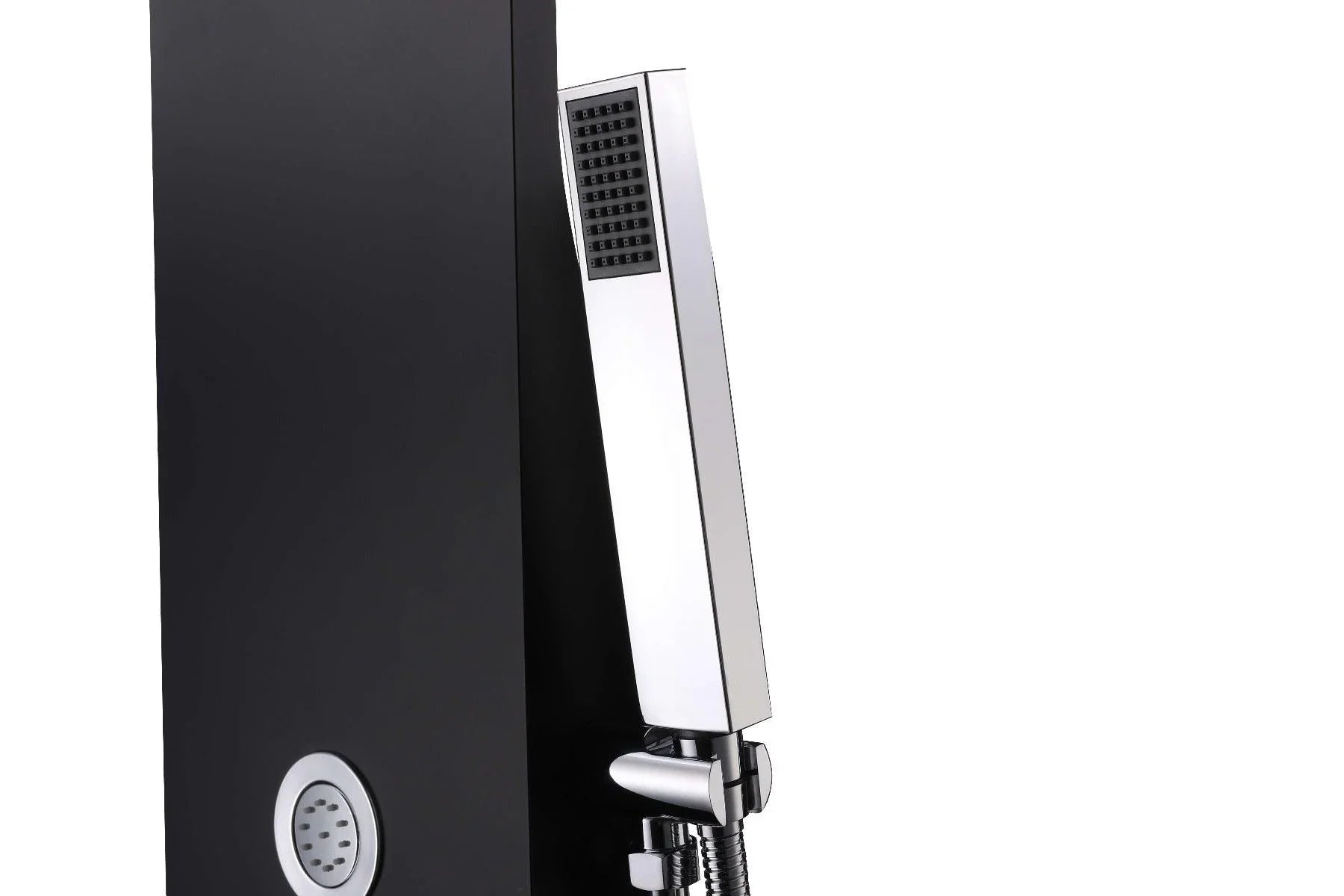 Bathroom Shower Panel - Amazon - Matte Black - Thermostatic - Golden Elite Deco