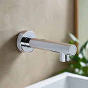 Bec de bain douche  Nickel brossé - Rond