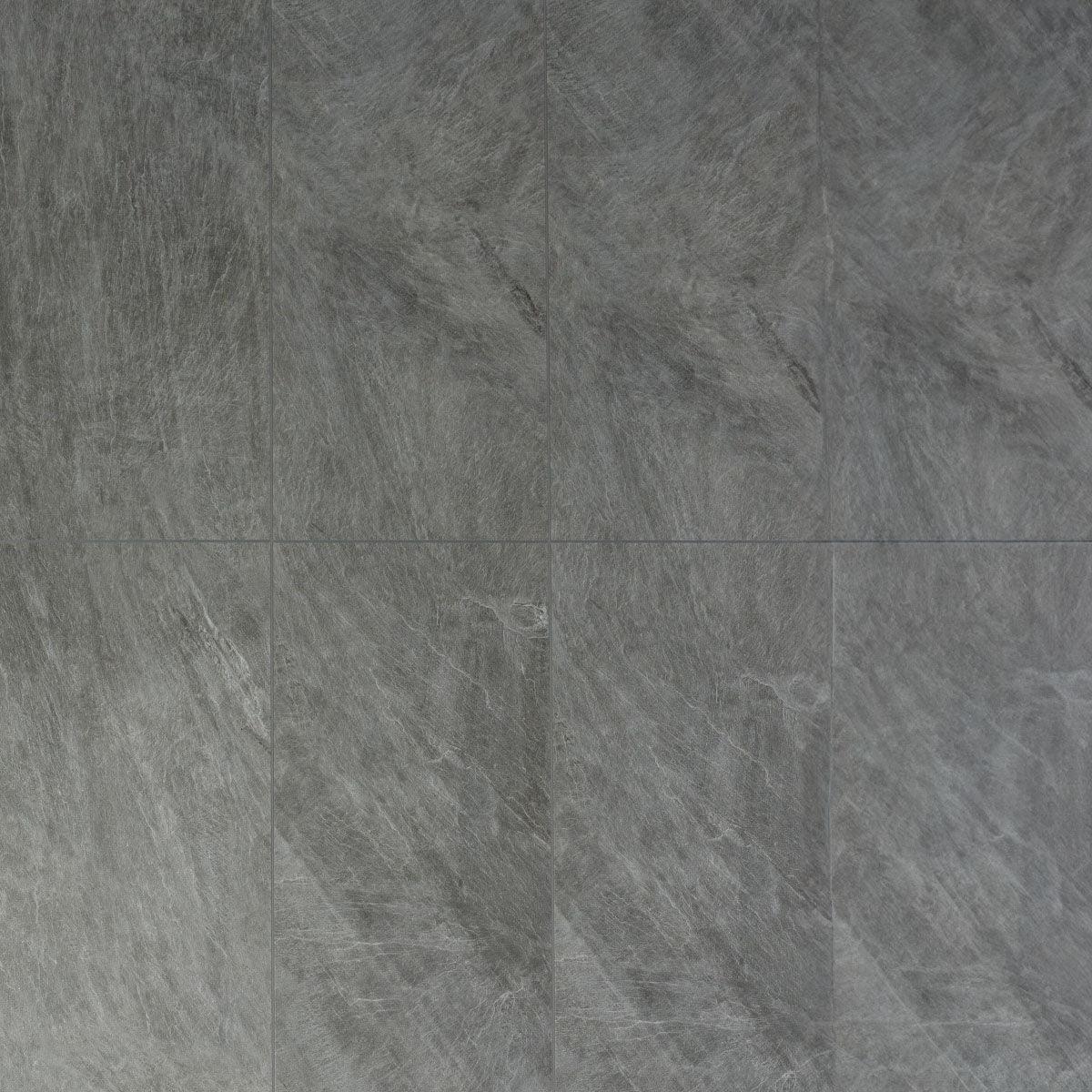 SPC Luxury Vinyl TrueGrout Tile - Thunder Grey - 5 mm - Golden Elite Deco