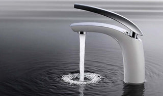 Faucet Studio - White and Chrome - Golden Elite Deco