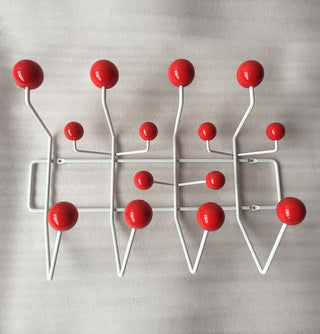 The Mid-Century Wall Coat Hanger - Red