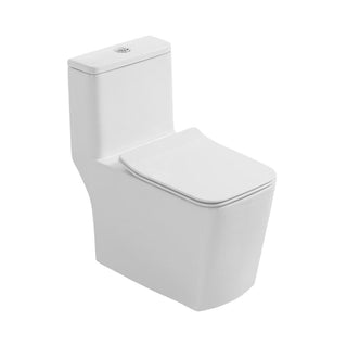 One Piece Toilet - Barcelona - White - Golden Elite Deco