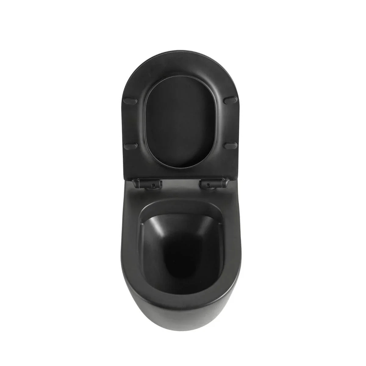 One Piece Wall Hung Toilet - Valencia - Black - Golden Elite Deco